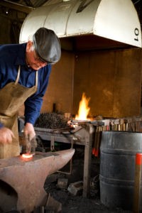 Blacksmith hard at work (2) 2007